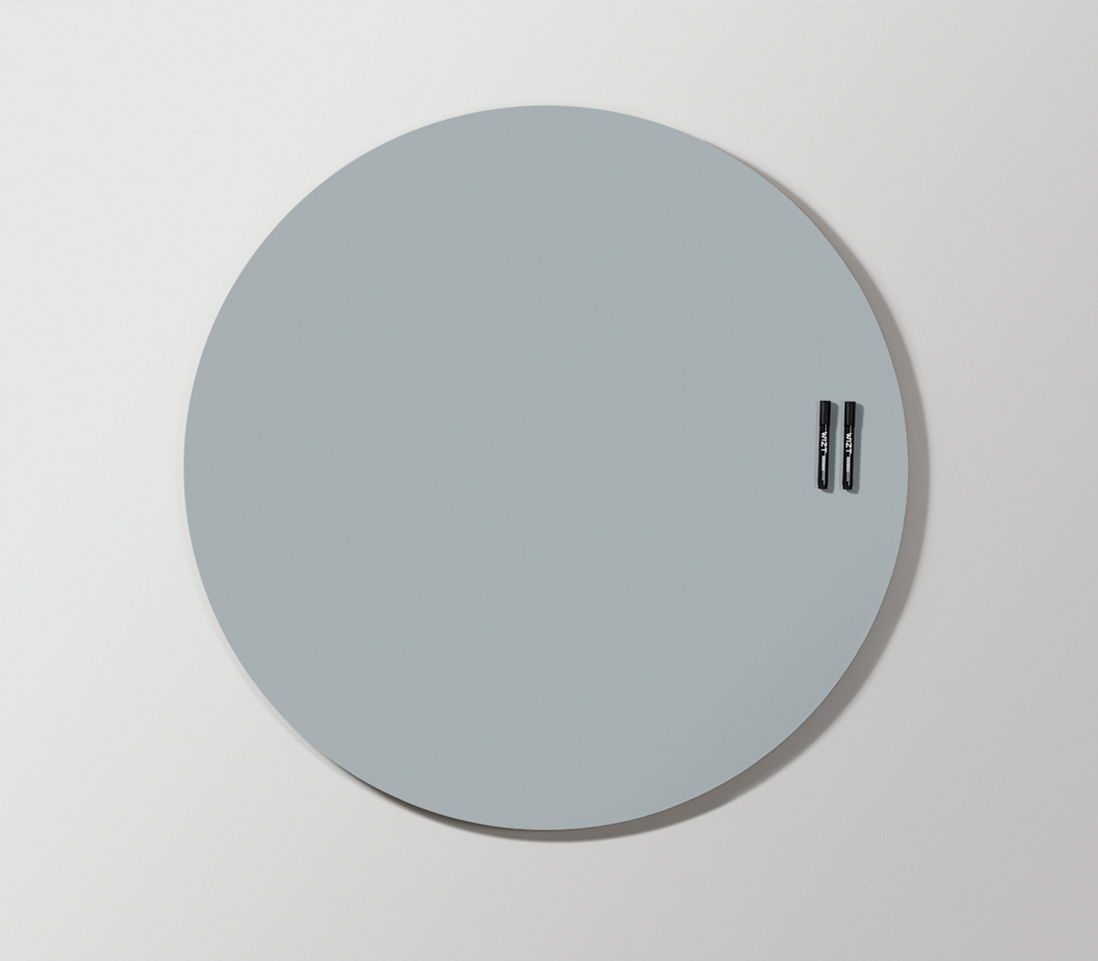Whiteboard Circle Silver
